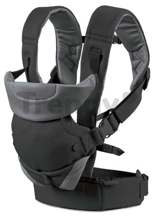 Nosič pre dieťa Flip 4v1 Light & Airy Convertible Carrier Dark Grey Infantino 4 spôsoby nosenia tmavosivý od 3,6-14,5 kg od 0 mes