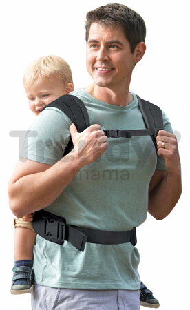 Nosič pre dieťa Flip 4v1 Light & Airy Convertible Carrier Dark Grey Infantino 4 spôsoby nosenia tmavosivý od 3,6-14,5 kg od 0 mes
