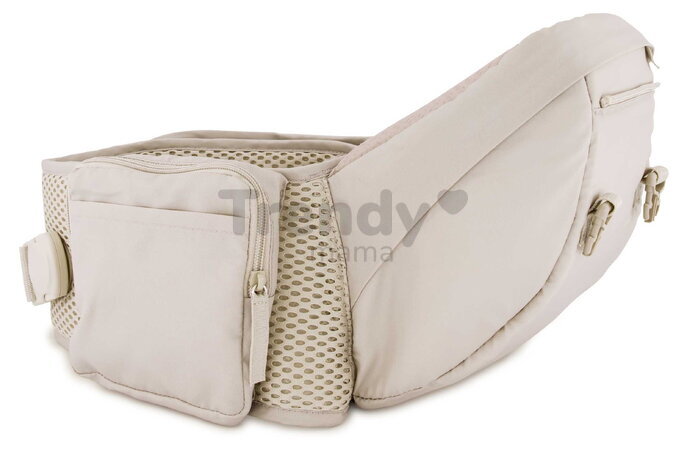 Nosič pre dieťa Hip Rider Airy 5v1 Hip Seat Carrier Infantino 5 spôsobov nosenia béžový od 5,5-20,4 kg od 3 mes