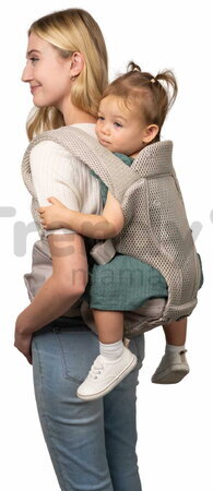Nosič pre dieťa Hip Rider Airy 5v1 Hip Seat Carrier Infantino 5 spôsobov nosenia béžový od 5,5-20,4 kg od 3 mes