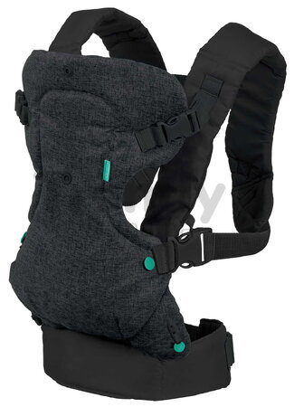 Nosič pre dieťa Flip Advanced 4v1 Convertible Carrier Black Denim Infantino 4 spôsoby nosenia čierny od 3,6-14,5 kg od 0 mes