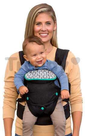Nosič pre dieťa Flip Advanced 4v1 Convertible Carrier Black Denim Infantino 4 spôsoby nosenia čierny od 3,6-14,5 kg od 0 mes