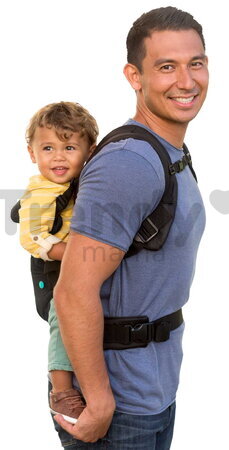 Nosič pre dieťa Flip Advanced 4v1 Convertible Carrier Black Denim Infantino 4 spôsoby nosenia čierny od 3,6-14,5 kg od 0 mes