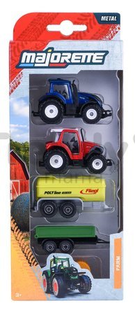 Autíčko farmárske Farm 5 Pieces Set Majorette kovové sada 5 druhov s voľnobehom dĺžka 7,5 cm