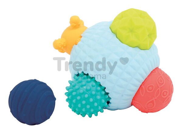 Senzorické puzzle loptičky Multi-ball Puzzle Ludi 6 dielov od 6 mes