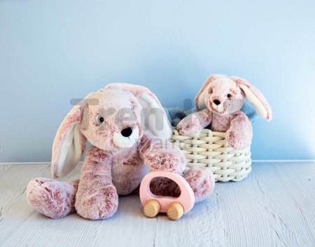 Plyšový zajačik Bunny Sweety Mousse Histoire d’ Ours v darčekovom balení ružový 25 cm od 0 mes