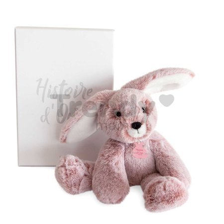 Plyšový zajačik Bunny Sweety Mousse Histoire d’ Ours v darčekovom balení ružový 25 cm od 0 mes