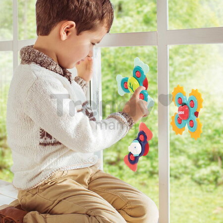 Sada fidget spinnerov pre bábätká Baby Spinners Ludi 3 kusy od 10 mes