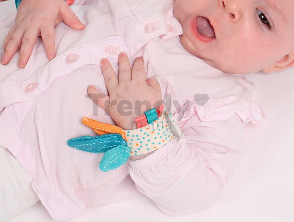 Hrkálky na ruky a nohy Feet's and Hand's Rattles Ludi na suchý zips 4 kusy od 0 mes LU30102