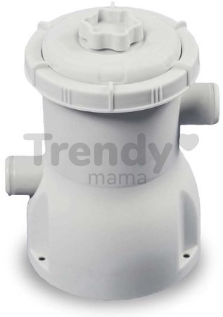 Bazén s filtráciou Wood pool Exit Toys kruhový oceľová konštrukcia 300*76 cm hnedý od 6 rokov