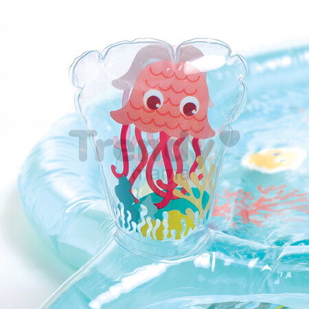 Hracia podložka s vodou More Marine Water Play Mat Ludi pre hru na brušku modrá od 10 mes