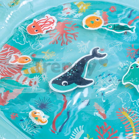 Hracia podložka s vodou More Marine Water Play Mat Ludi pre hru na brušku modrá od 10 mes