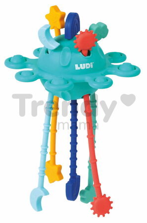 Hrkálka s hryzátkom Zippy Toy Ludi zo silikónu od 10 mes LU30131