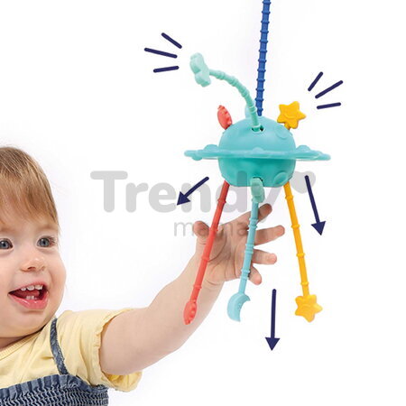 Hrkálka s hryzátkom Zippy Toy Ludi zo silikónu od 10 mes LU30131