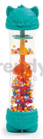 Hrkálka dažďová palička Rain Stick Ludi s korálkami od 6 mes LU30155