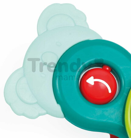 Fidget spinner pre bábätká Baby Spinner Ludi s prísavkou modrý od 10 mes