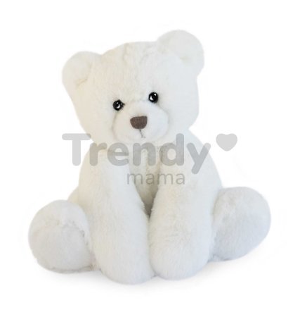 Plyšový medvedík Ours Oscar Ivory Histoire d’ Ours v darčekovom balení biely 25 cm od 0 mes