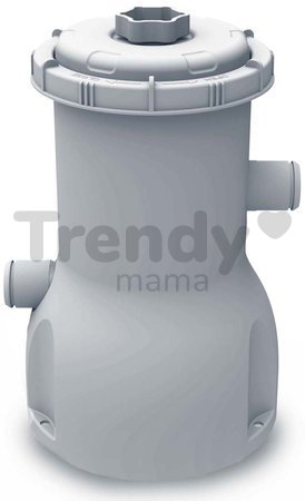 Bazén s filtráciou Wood pool Exit Toys kruhový oceľová konštrukcia 360*122 cm hnedý od 6 rokov