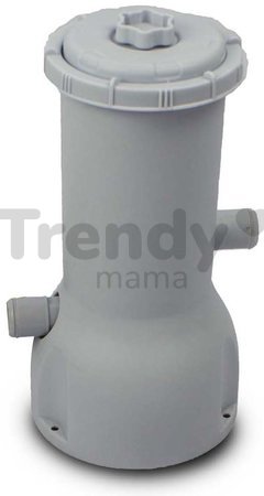 Bazén s filtráciou Wood pool Exit Toys kruhový oceľová konštrukcia 450*122 cm hnedý od 6 rokov