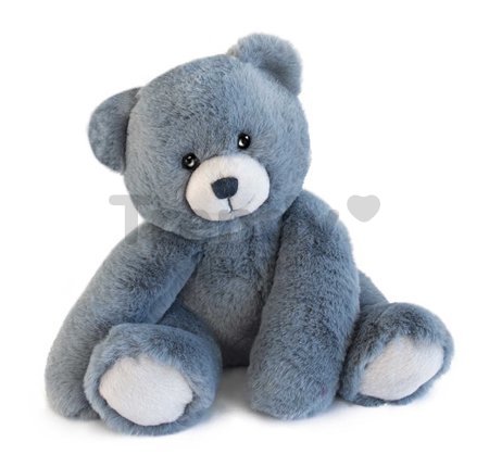 Plyšový medvedík Ours Oscar Blue Jean Histoire d’ Ours v darčekovom balení modrý 25 cm od 0 mes