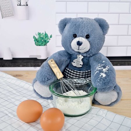 Plyšový medvedík Ours Oscar Blue Jean Histoire d’ Ours v darčekovom balení modrý 25 cm od 0 mes