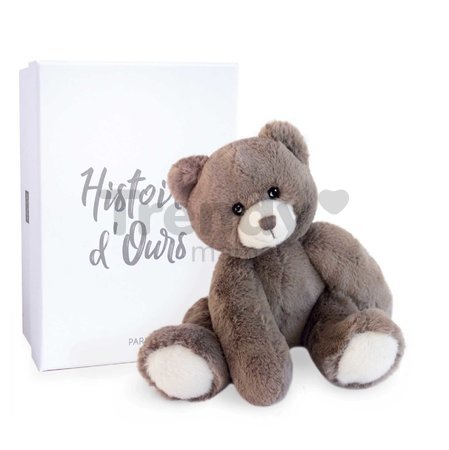Plyšový medvedík Ours Oscar Brown Taupe Histoire d’ Ours v darčekovom balení hnedý 25 cm od 0 mes