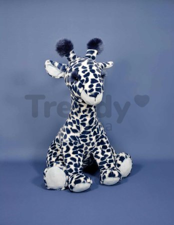 Plyšová žirafa Lisi the Blue Giraffe Histoire d’ Ours modrá 50 cm od 0 mes