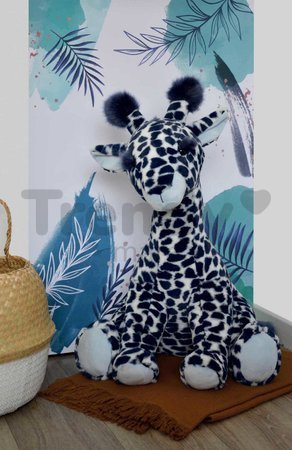 Plyšová žirafa Lisi the Blue Giraffe Histoire d’ Ours modrá 50 cm od 0 mes