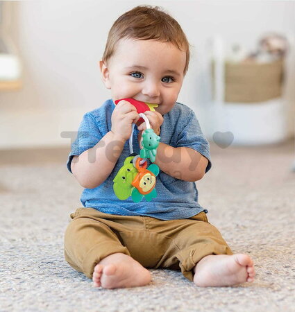 Hrkálka s hryzátkom Safari Teething Pals Infantino od 0 mes