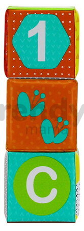 Kocky do vane Colors & Numbers Bath Block Infantino 3 kusy od 0 mes INF305167-00
