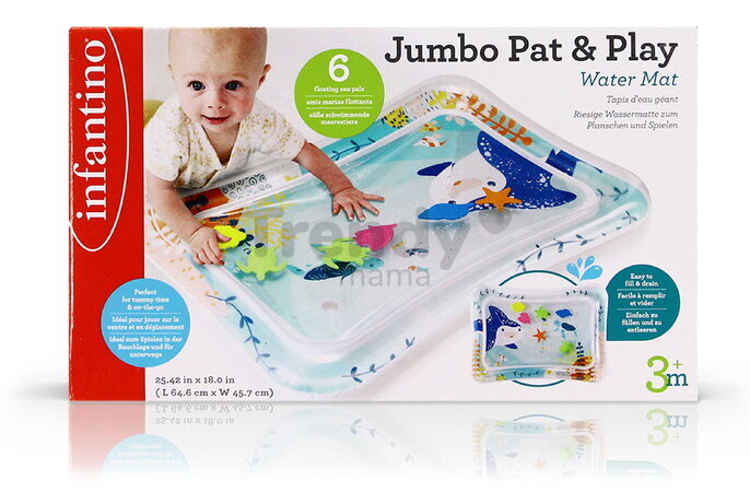 Hrací pult s vodou Oceán Jumbo Pat & Play Water Mat Ocean Infantino so zvieratkami od 3 mes INF305237-01