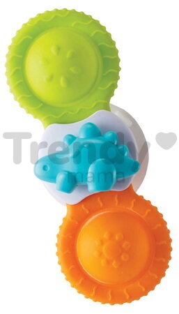 Spinner do vane Silicone Bath Pop Spinners Infantino 3 kusy s prísavkami od 4 mes INF305289