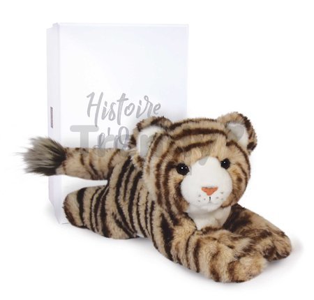 Plyšový tiger Bengaly the Tiger Histoire d’ Ours v darčekovom balení hnedý 25 cm od 0 mes