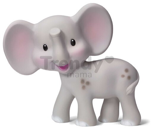 Hryzátko Slon Squeeze & Teethe Elephant Infantino z prírodného kaučuku od 0 mes