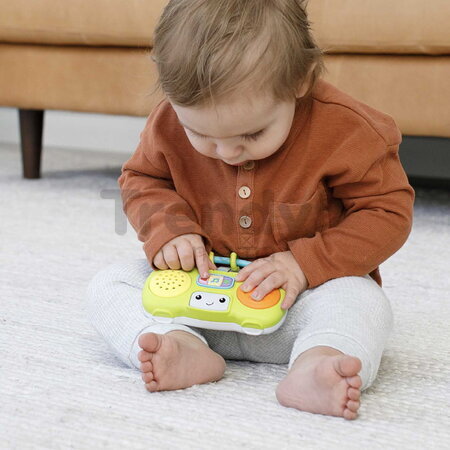 Hudobné mini rádio Music & Light Pretend Mini Boombox Infantino 5 melódií a blikajúce svetielko od 6 mes INF307038-01