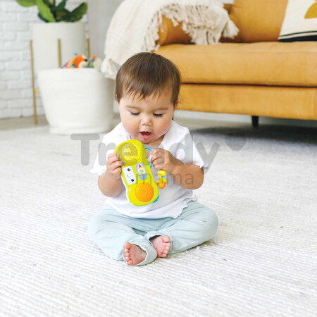 Hudobné mini rádio Music & Light Pretend Mini Boombox Infantino 5 melódií a blikajúce svetielko od 6 mes INF307038-01