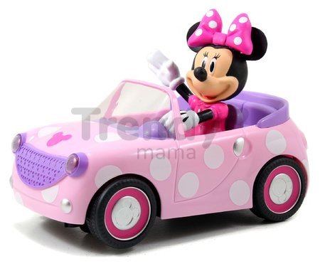 Autíčko na diaľkové ovládanie RC Minnie Roadster Jada ružové dĺžka 19 cm