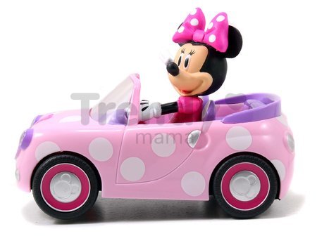 Autíčko na diaľkové ovládanie RC Minnie Roadster Jada ružové dĺžka 19 cm