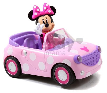 Autíčko na diaľkové ovládanie RC Minnie Roadster Jada ružové dĺžka 19 cm