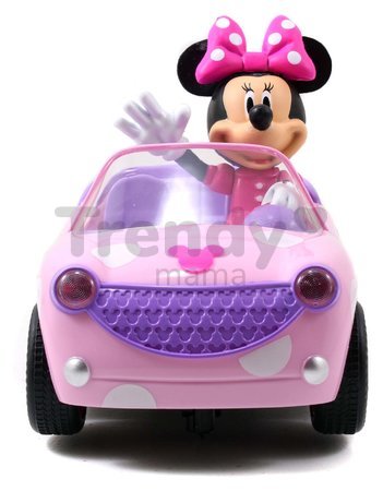 Autíčko na diaľkové ovládanie RC Minnie Roadster Jada ružové dĺžka 19 cm