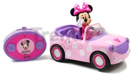 Autíčko na diaľkové ovládanie RC Minnie Roadster Jada ružové dĺžka 19 cm