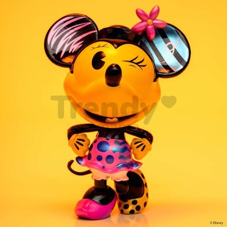 Figúrky zberateľské Mickey a Minnie Designer Jada kovové 2 kusy výška 10 cm