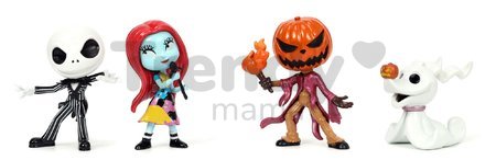 Figúrky zberateľské Nightmare before Christmas Jada kovové výška 6,5 cm sada 4 druhov