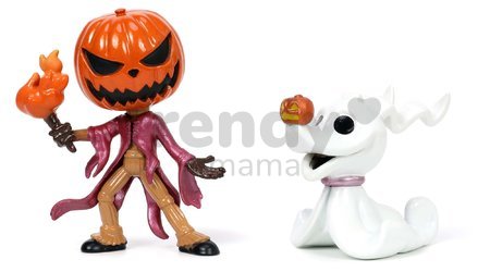 Figúrky zberateľské Nightmare before Christmas Jada kovové výška 6,5 cm sada 4 druhov