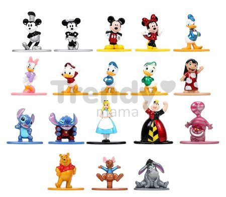 Figúrky zberateľské Disney Nano Multipack Wave 1 Jada kovové výška 4 cm sada 18 druhov