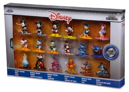 Figúrky zberateľské Disney Nano Multipack Wave 1 Jada kovové výška 4 cm sada 18 druhov