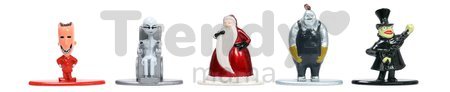 Figúrky zberateľské Nightmare before Christmas Nano Jada kovové výška 4 cm sada 18 druhov