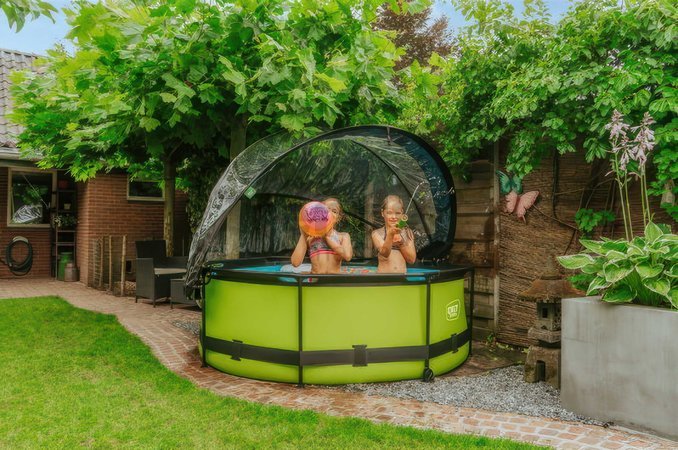 Kryt kopula pool cover Exit Toys na bazény s priemerom 244 cm univerzálna od 6 rokov ET30800870