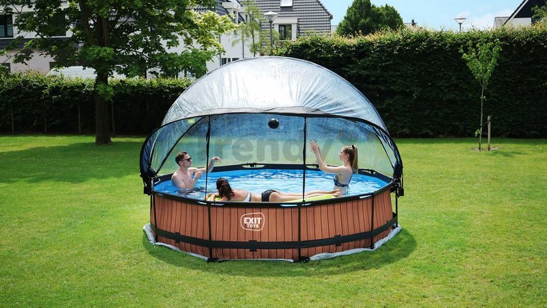 Kryt kopula Pool Cover Eco Exit Toys na bazény s priemerom 360 cm univerzálna od 6 rokov ET30801270