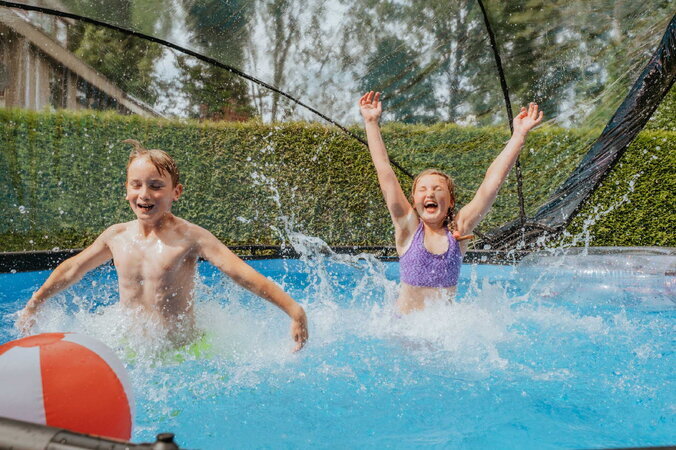 Kryt kopula Pool Dome Cover ECO Exit Toys univerzálny na bazény s priemerom 427 cm ET30801470